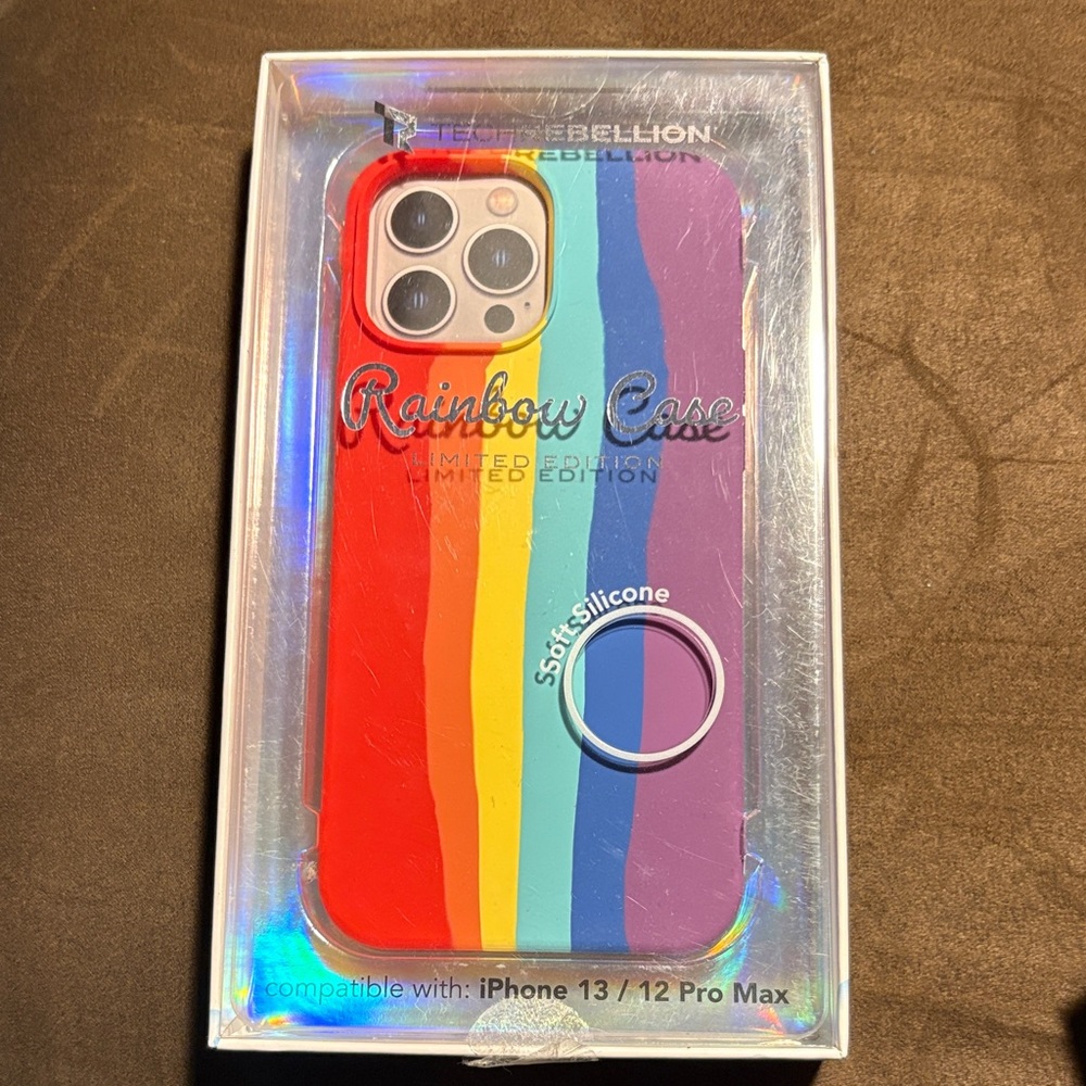 Rebellion Multicolor Soft Silicone Case for iPhone 13/12 Pro Max